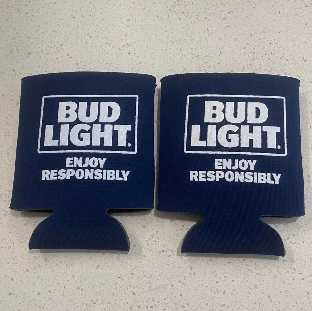Pair of Bud Light Can Koozies